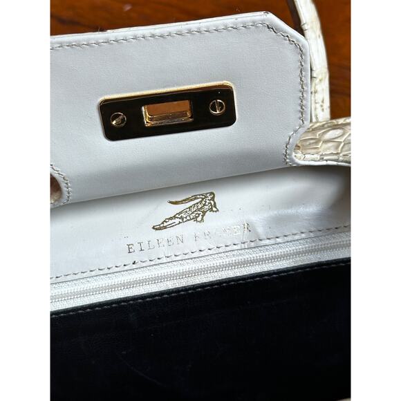 Eileen Kramer Cayman Horned Crocodile purse 35mm - Picture 13 of 16